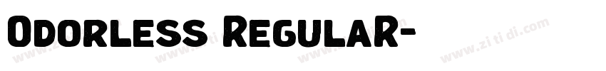 Odorless RegulaR字体转换 Odorless RegulaR字体转换